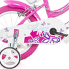Dino Flappy 14 pouces 24 cm Girls colporant la prémisse rose blanc