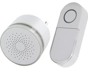 Kit de sonnette sans fil Dio design enfichable mini 150m - 6960404