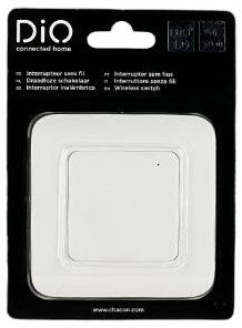 Interrupteur mural sans fil Dio simple blanc - 6960114
