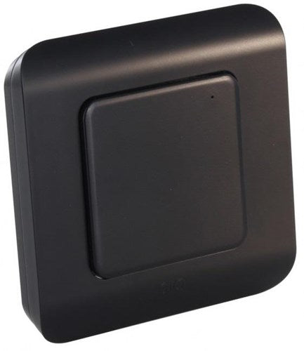 Interrupteur mural sans fil Dio simple noir - 6960116