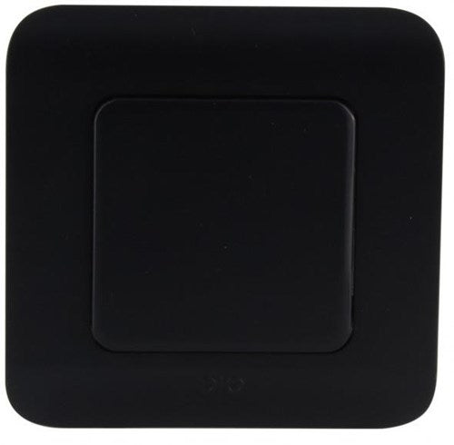 Interrupteur mural sans fil Dio simple noir - 6960116