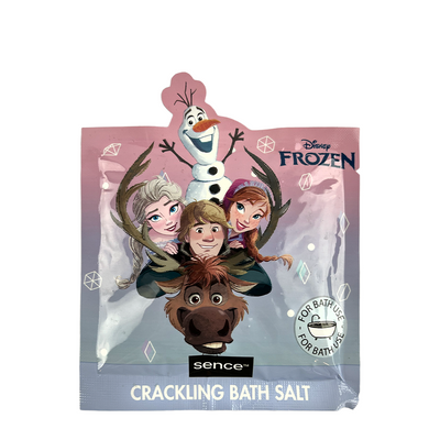 Sel de bain crépitant surgelé Disney Elsa Anna Olaf Kristoff Sven 55 g