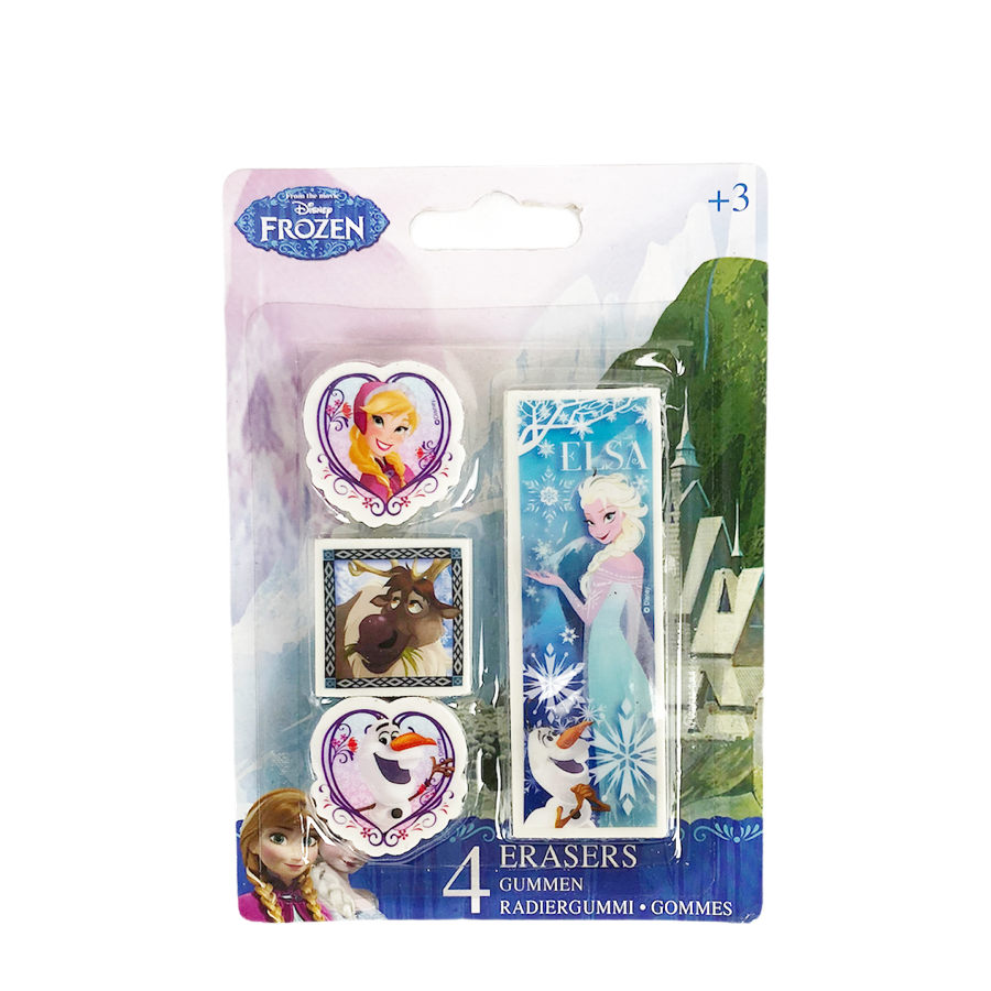 Disney gommes La Reine des Neiges 4 pièces