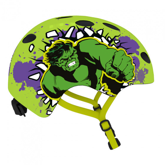 Casque de vélo Disney Hulk Boys Green Taille 54 58 cm