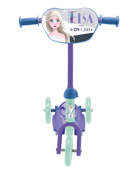 Frozen 3 roues enfants belles filles violet bleu clair