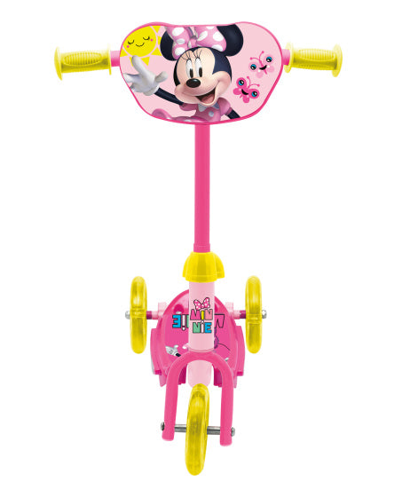 Scooter 3 roues Minnie Mouse fille rose jaune
