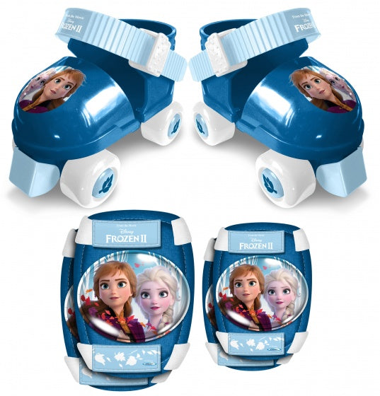 Frozen 2 patins à rouleaux avec protection filles Blue Taille 23-27