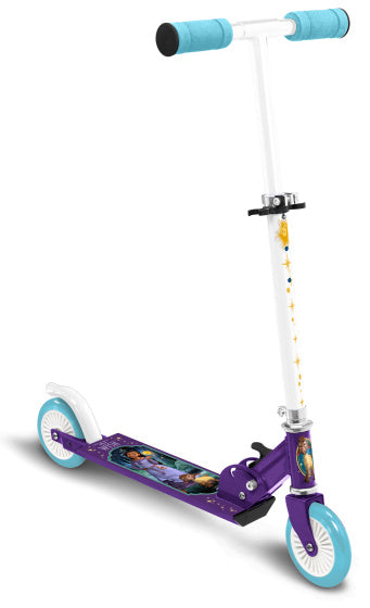 Disney Wish à 2 roues Kinderstep pliable Fook Foke Purple Bleu