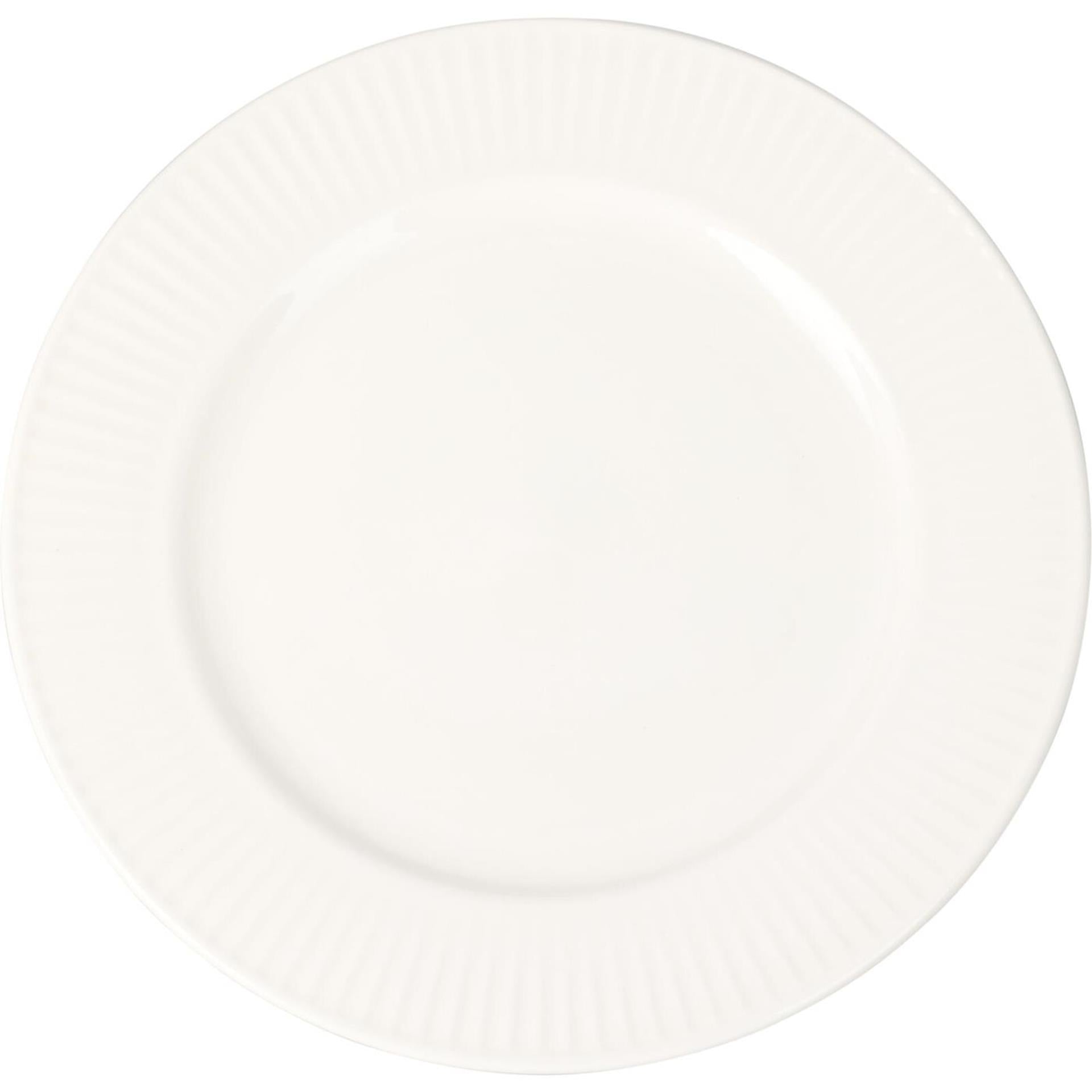 Assiette 20cm porcelaine boite a 6