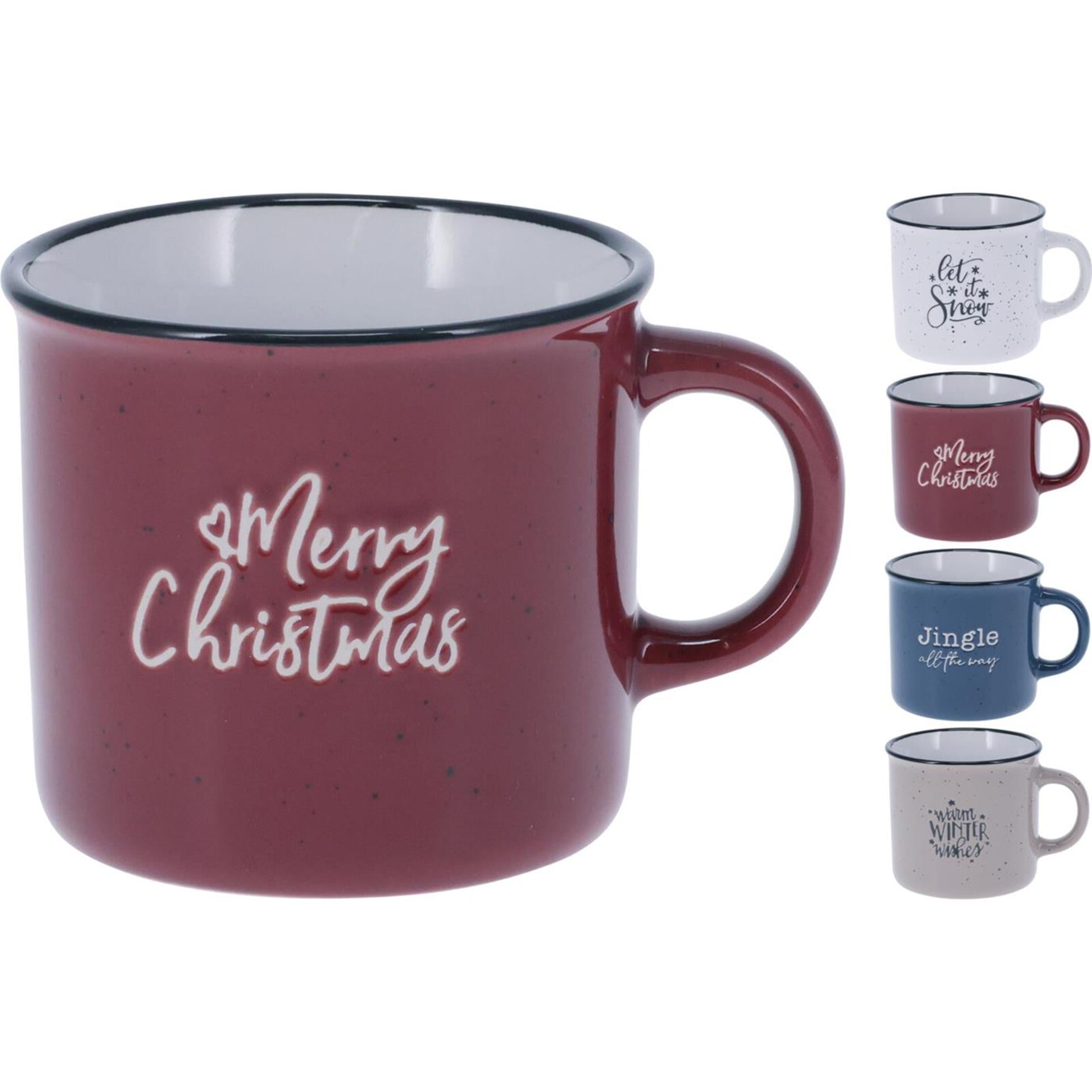 Tasse de coiffage maison faïence 170ml 4ass