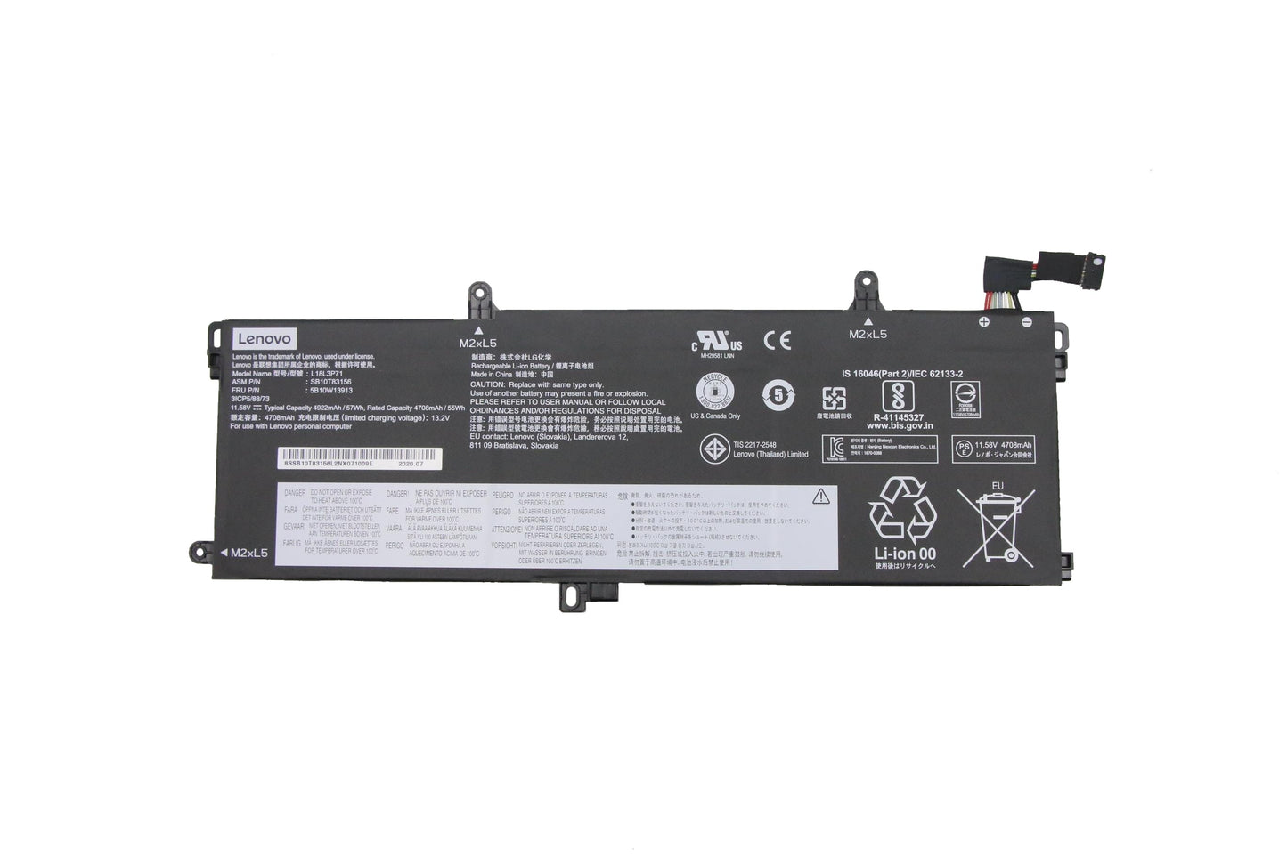 Batterie d'ordinateur portable Lenovo 4708 MAH