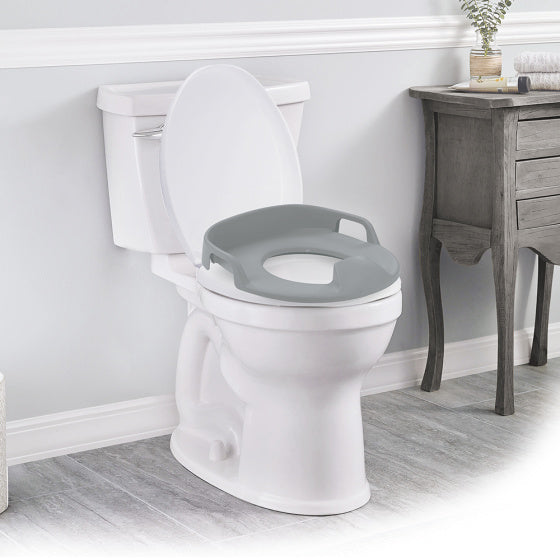Dolu 3-en-1 Plaspot éducatif avec réducteur de toilette Gris blanc