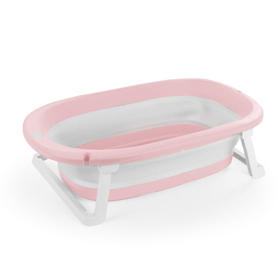 Dolu Baby pliable baignoire rose blanc