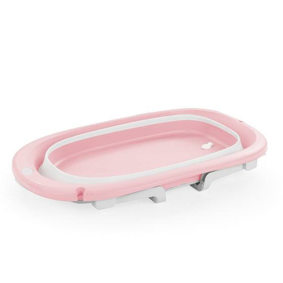 Dolu Baby pliable baignoire rose blanc