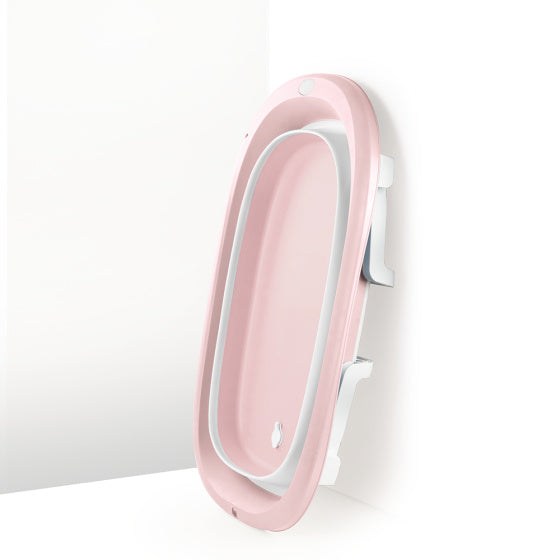 Dolu Baby pliable baignoire rose blanc