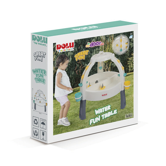 Dolu Fun Fountain Sand Clip avec accessoires Gris blanc