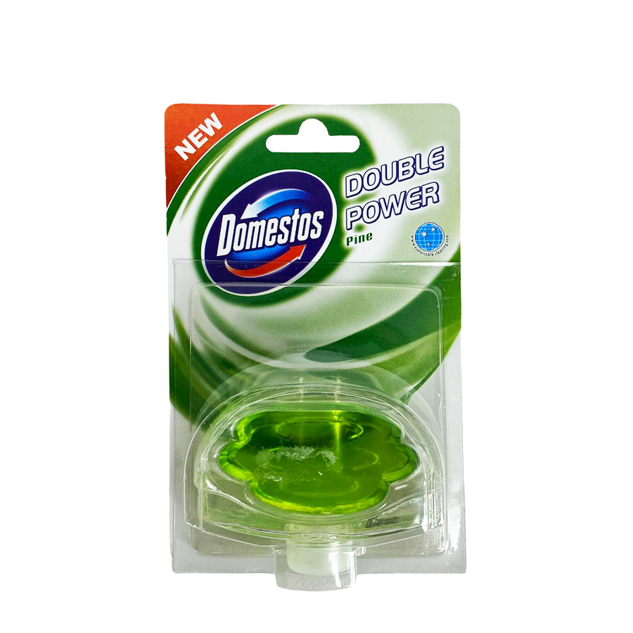 Domestos bloc sanitaire double puissance recharge pin 48g