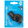 Câble spirale M-Wave M-Wave avec lot de figures 3x1200 mm noir