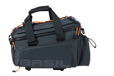 Basil Miles XL Sac de comportement des bagages Sac noir étanche pour le vélo électrique 36L MIK