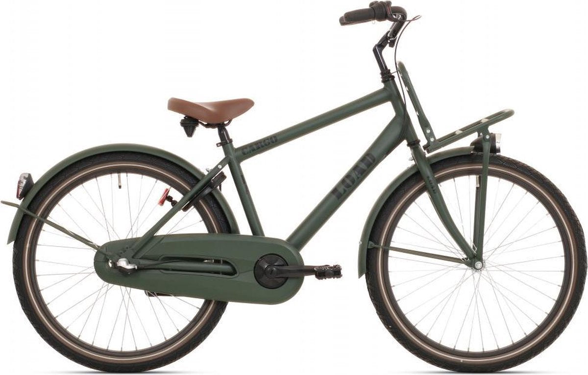 Bikefun charge 26 Boy Bike with 3 Gears RemUbo - Mat Kaki Green