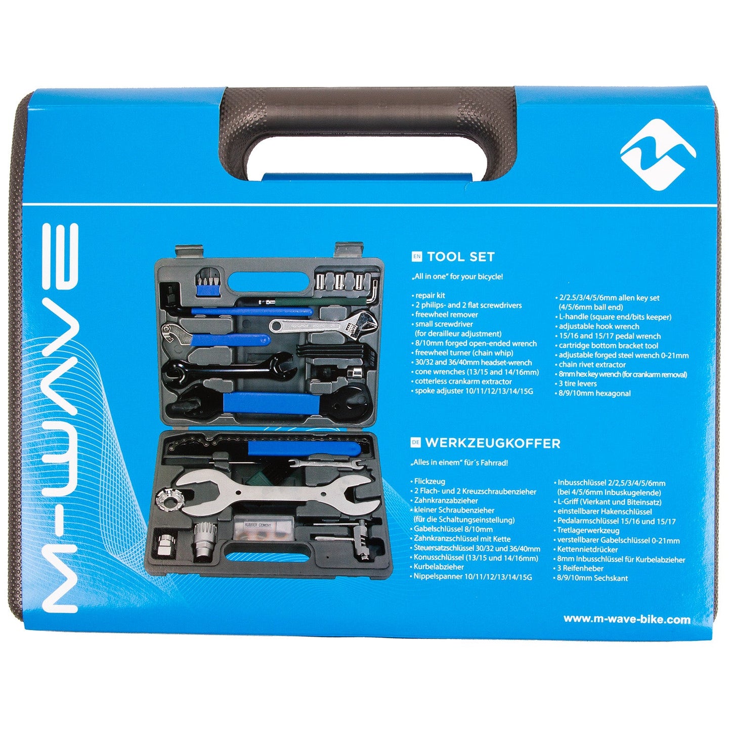 Mallette à outils pour vélo tout-en-un 43 pièces