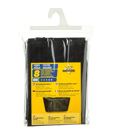 Couverture de protection des vélos VK (11) Hoeshousse Zwart Z Anneaux