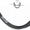 Ryde b.v. jante 28' - 14 zac2000 28'-622 disque complètement noir (simple douille)