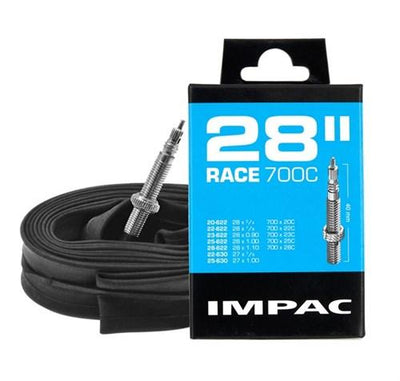 Chambre à air Impac (par Schwalbe) SV28 Race, 28x1 ETRTO 20 28-622 630, Valve : française 40mm