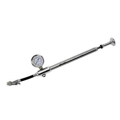 Pompe de fourche avant Giyo avec manomètre en aluminium