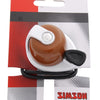 Sonnette de vélo Simson Allure marron-blanc sur carte