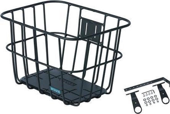 Autour du panier Alu Matt Black coincé