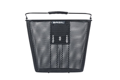 Panier de vélo de basilic Bilbao KF Fixation comprenant le support de tige 26 x 22 x 27 cm noir