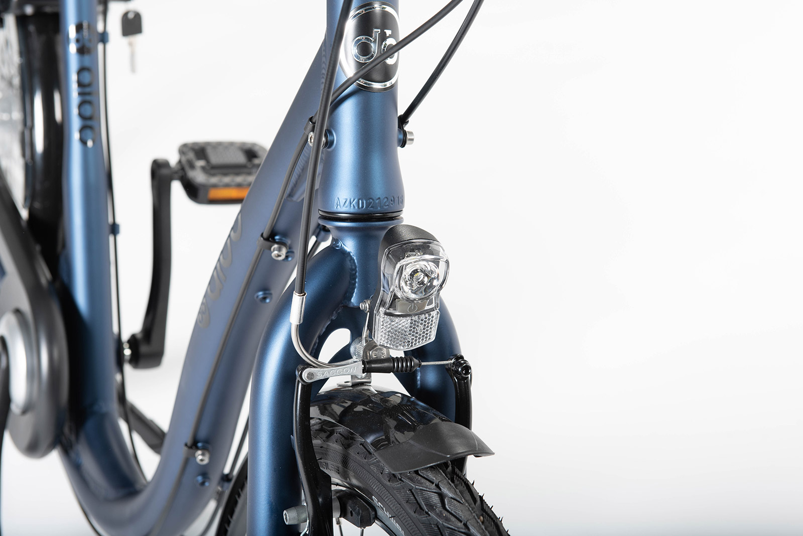 Aldo 26 pouces Low Entry Bicycle Comfort Alu Remubaaf Blue