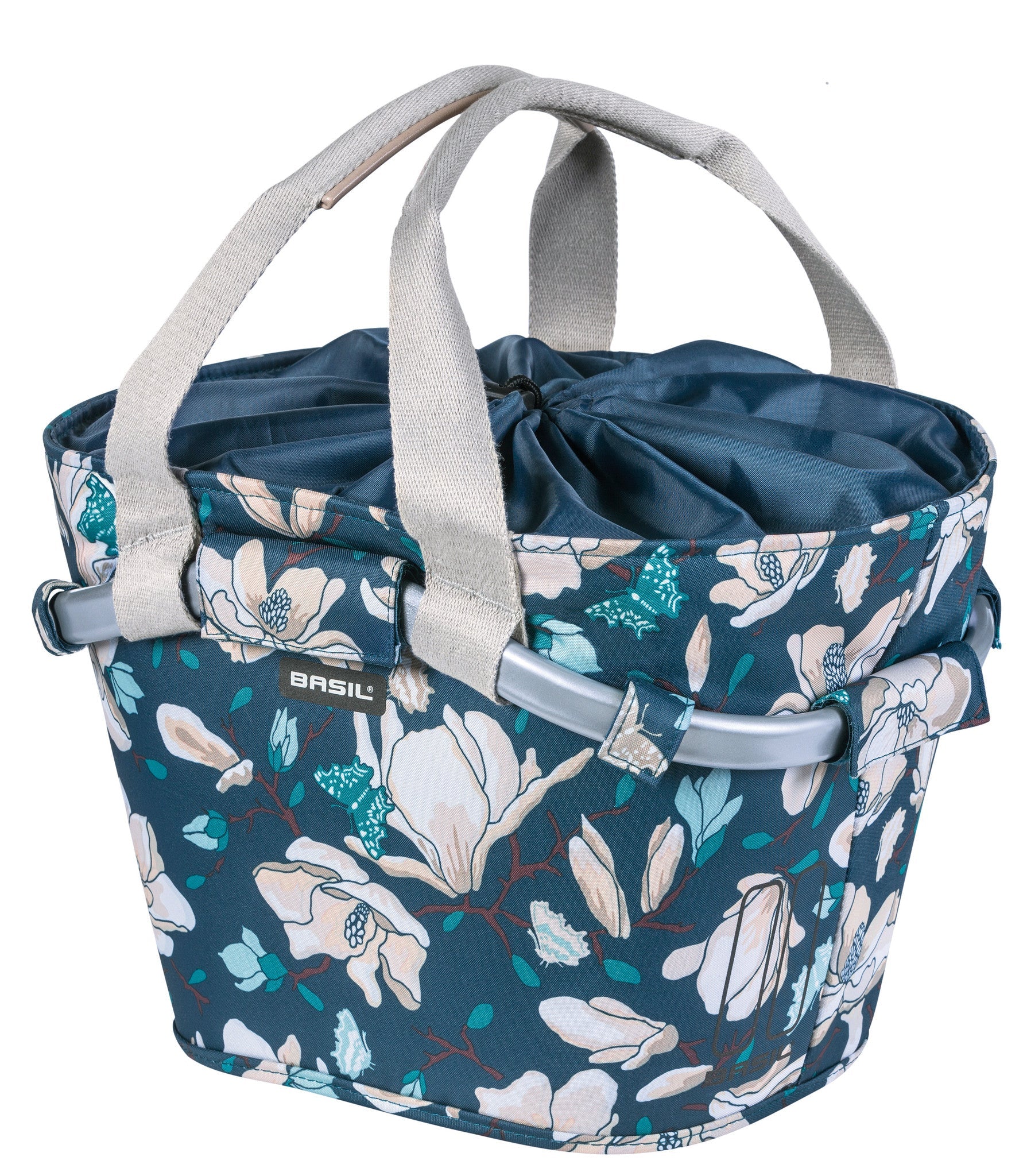 Basilic b.v. Basil 11251 Magnolia Carry All Front Basket Bleu sarcelle