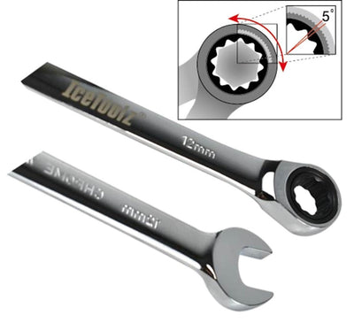 Clé à cliquet pour anneau d'insertion Icetoolz 9Mm