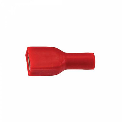 Chaussure de câble bofix plate, femelle 6,3 mm. Entièrement isolé. par 25