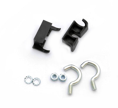 Simson Ring Lock Mounting Set Normal - 2 crochets, 2 pinces, 2 boulons, 2 anneaux - Noir