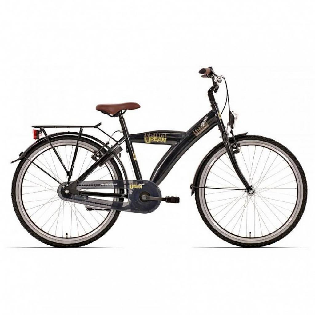 BikeFun Bike Bike Fun 24 pouces urbain | Nexus-3 | Noir
