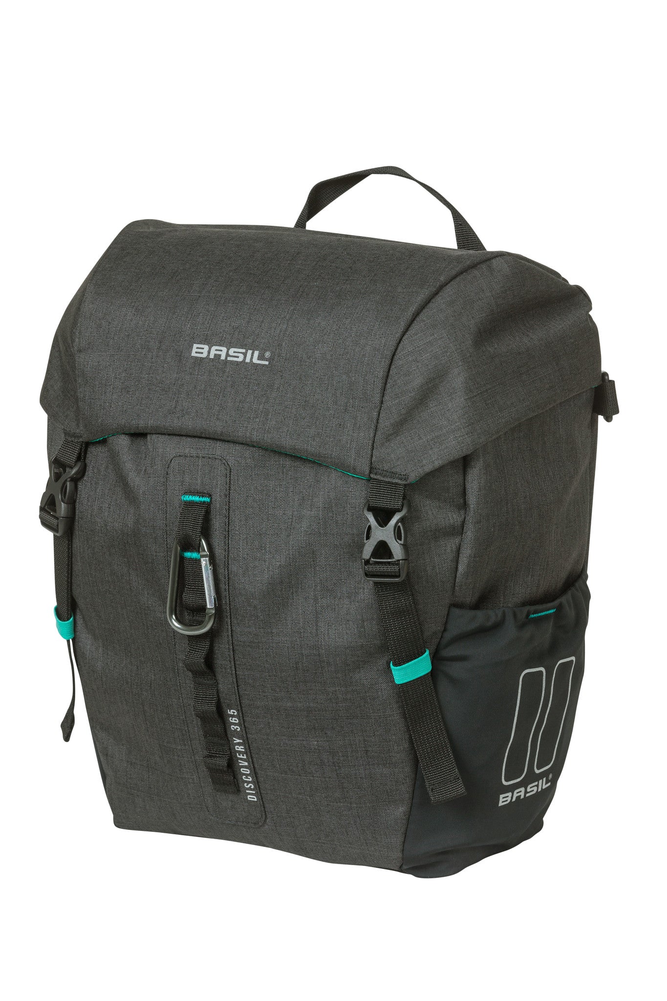 Basil Discovery 365D sacoche pour vélo simple M - Légère, compacte, étanche - Noir