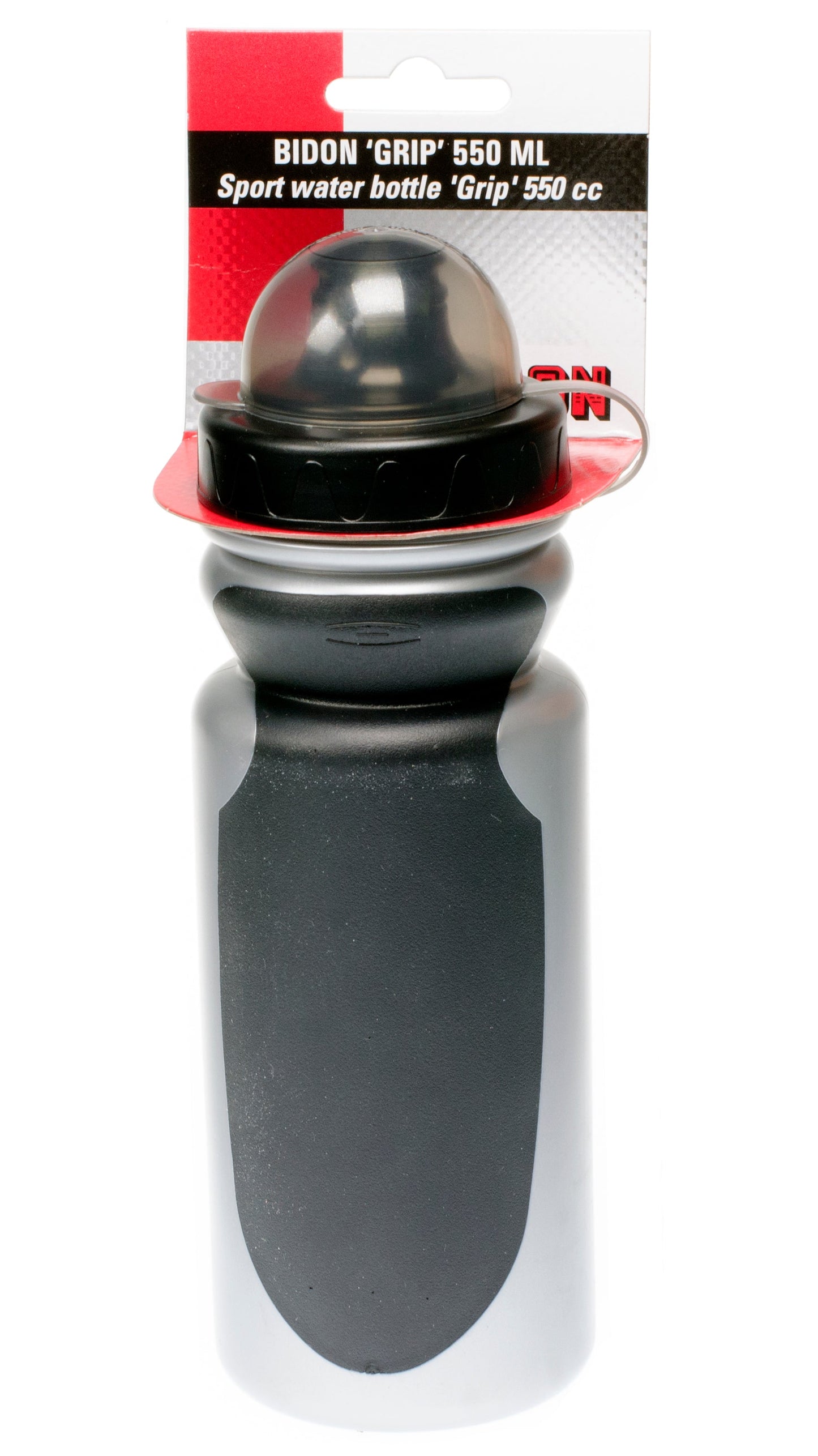 Simson Bidon Grip avec bouchon 550ml noir-gris sur carte