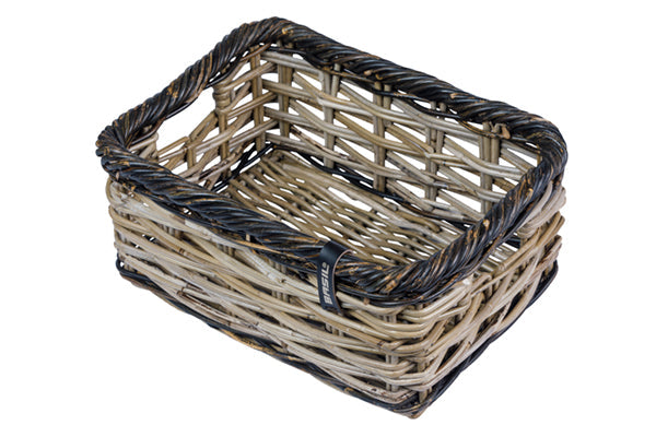 Panier de vélo de basilic Dijon petit noir gris