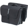 Sac à vélo à double vélo de basilic, eau-35L, noir.