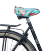 Basil Bloom Field - Couverture de selle - bleu