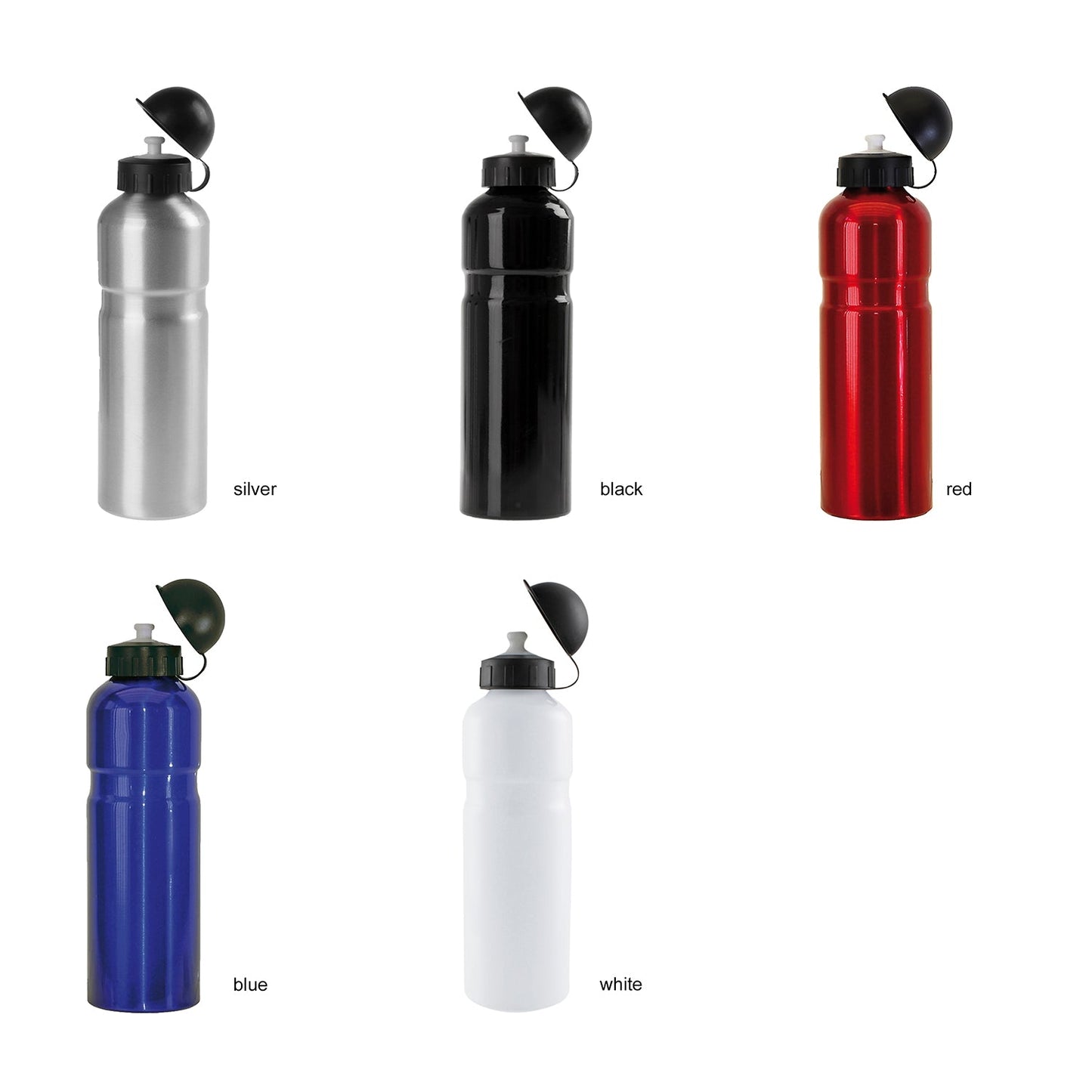 Mighty Drinking bottle aluminium ABO 750 noir