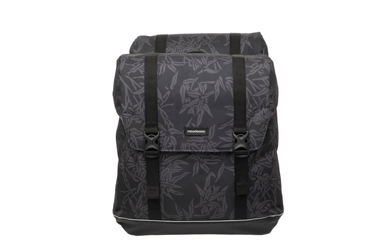 Nouveau sac de vélo LOOXS Alba Double - Eau - Polyester-Repellent - Rider à bagages Mik - Black Green Sand