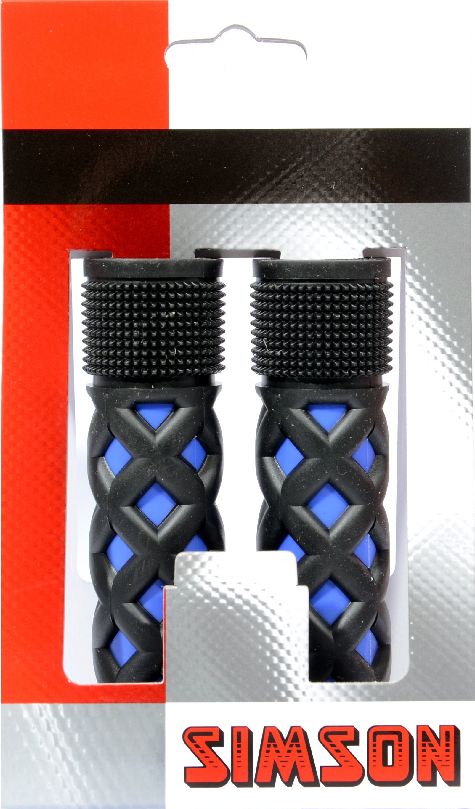 Simson Children's Grips - Universal - Adjustable - Cobalt Black - Bicycle