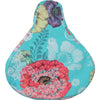 Basil Bloom Field - Couverture de selle - bleu