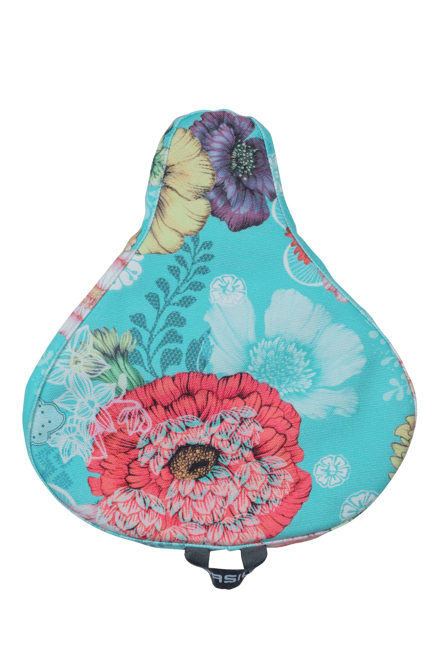 Basil Bloom Field - Couverture de selle - bleu