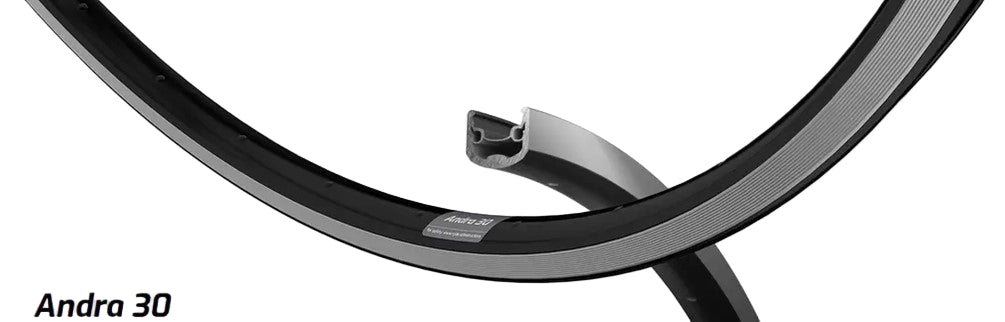 Ryde b.v. jante 28' - 14 andra30 28'-622 aluminium noir cnc