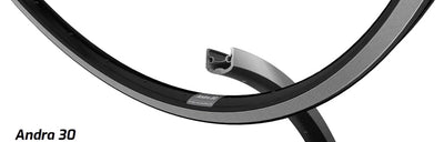 Ryde b.v. jante 28' - 14 andra30 28'-622 aluminium noir cnc